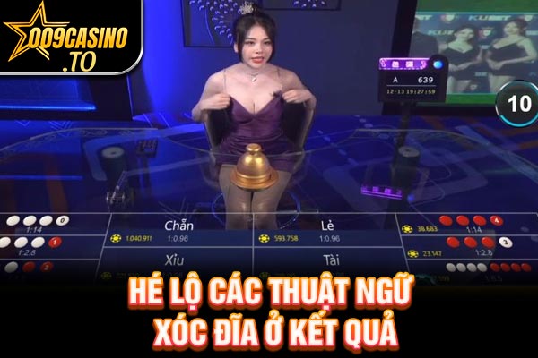 Hé lộ các thuật ngữ xóc đĩa ở kết quả 