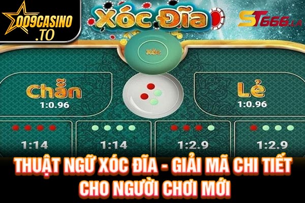 Hé lộ các thuật ngữ xóc đĩa ở kết quả 